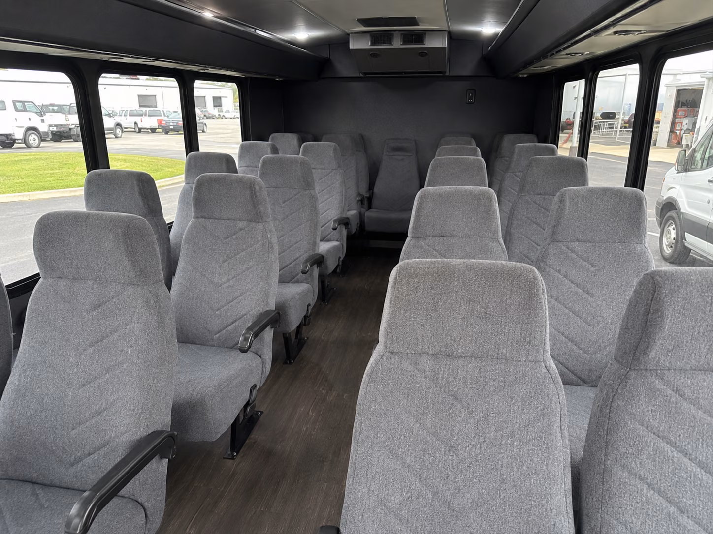 20 passenger minibus interior