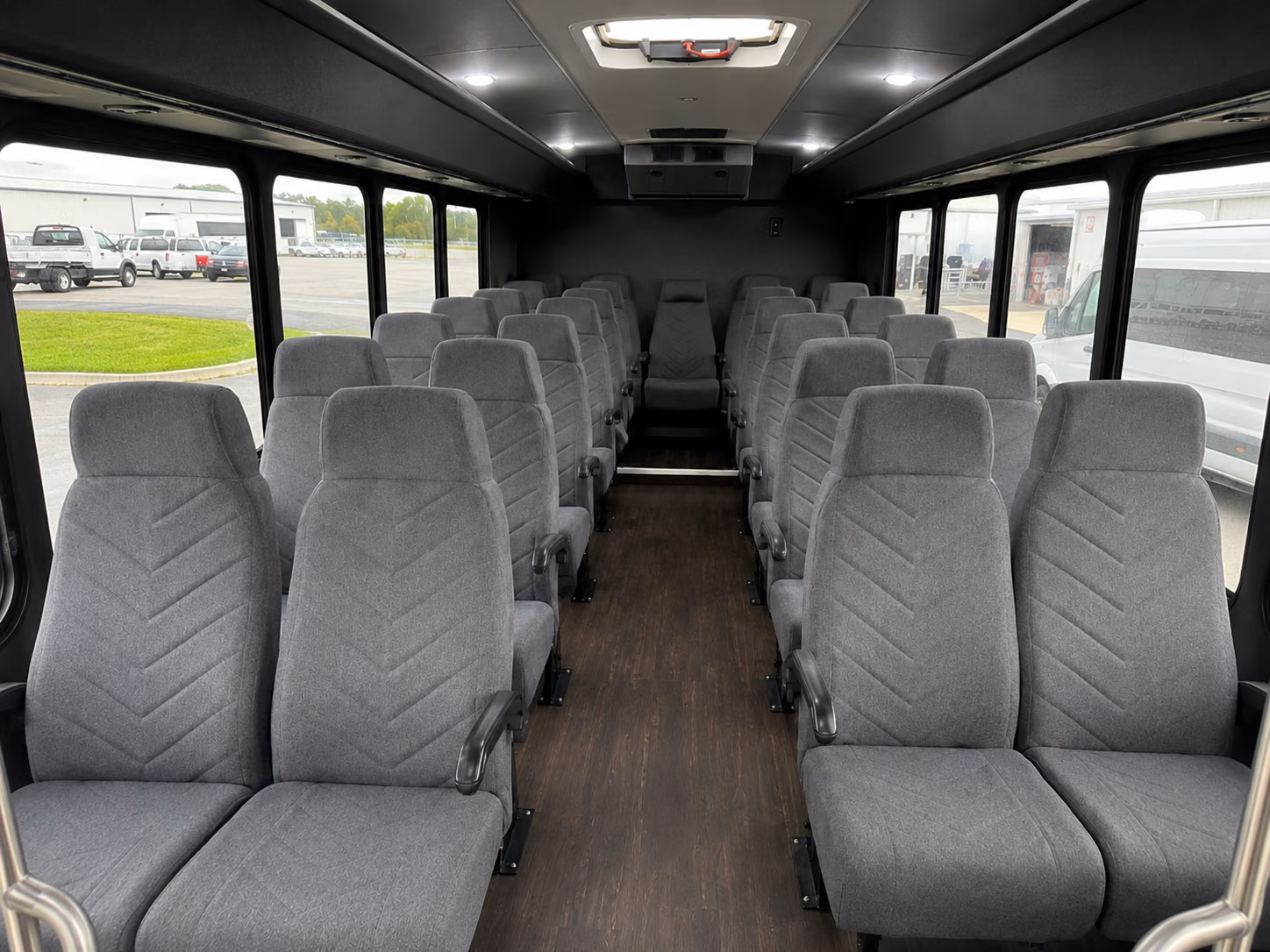 alhambra 18 passenger minibus inside