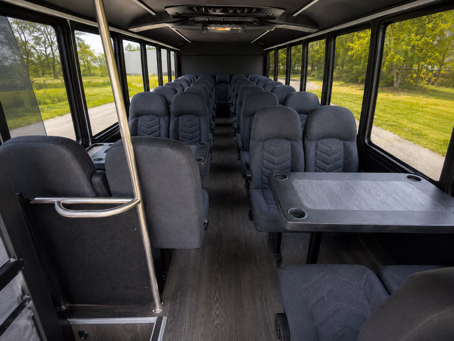 alhambra 18 passenger minibus interior