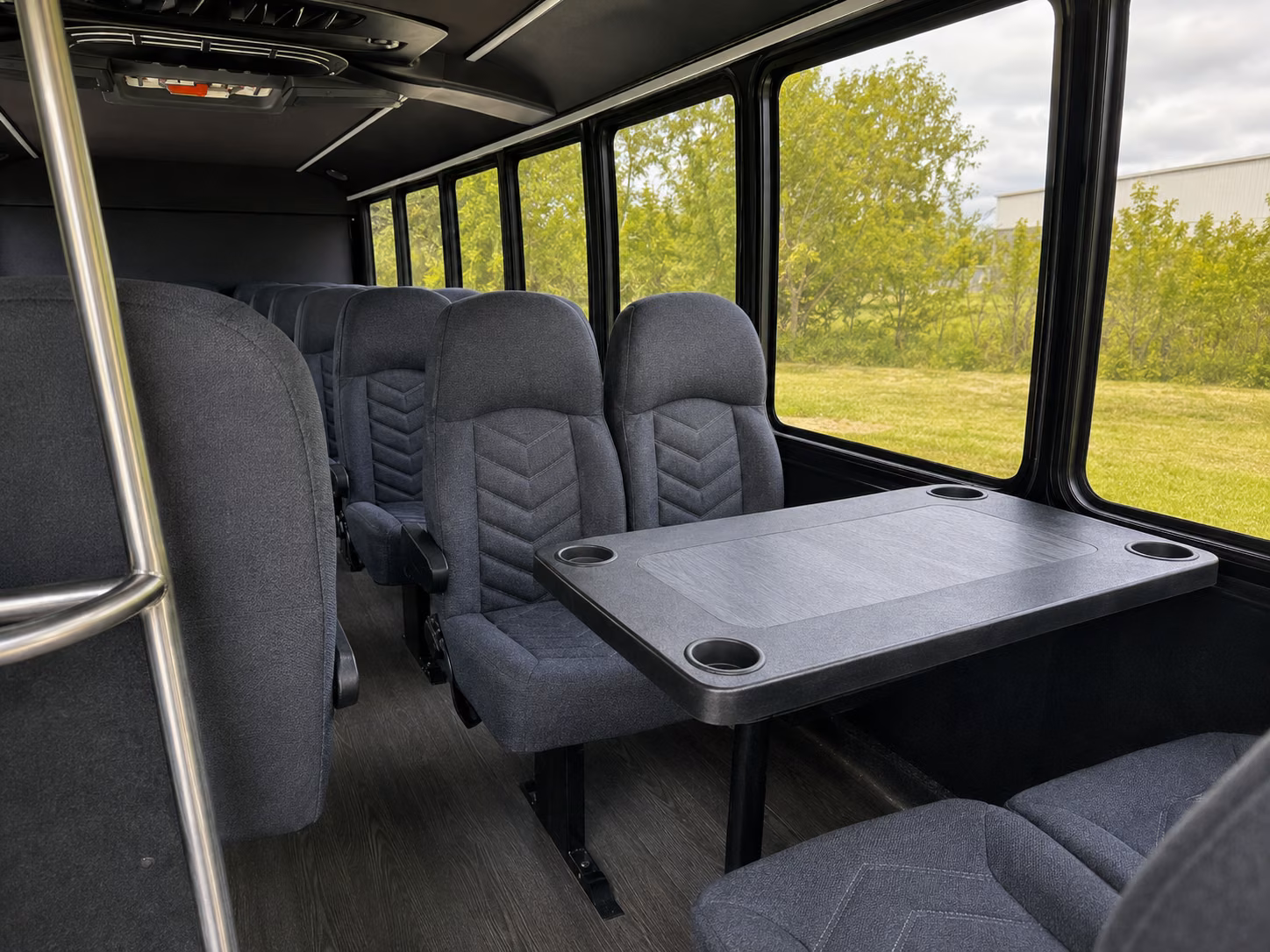 alhambra 20 passenger minibus inside