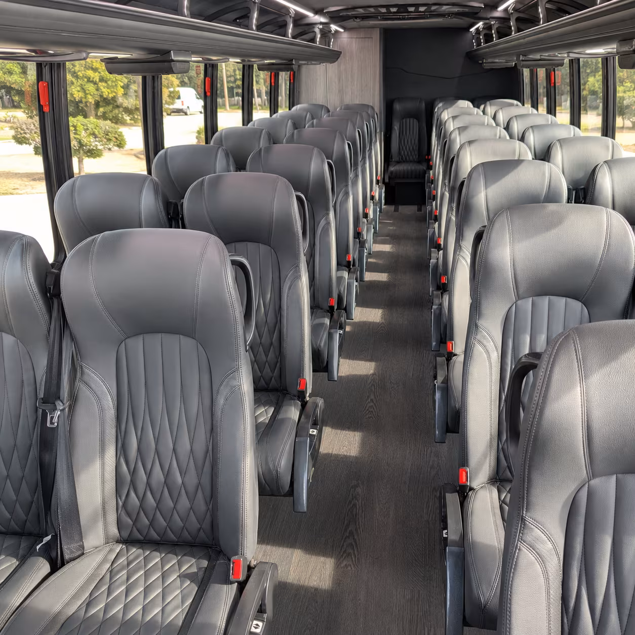 alhambra 28 passenger minibus inside
