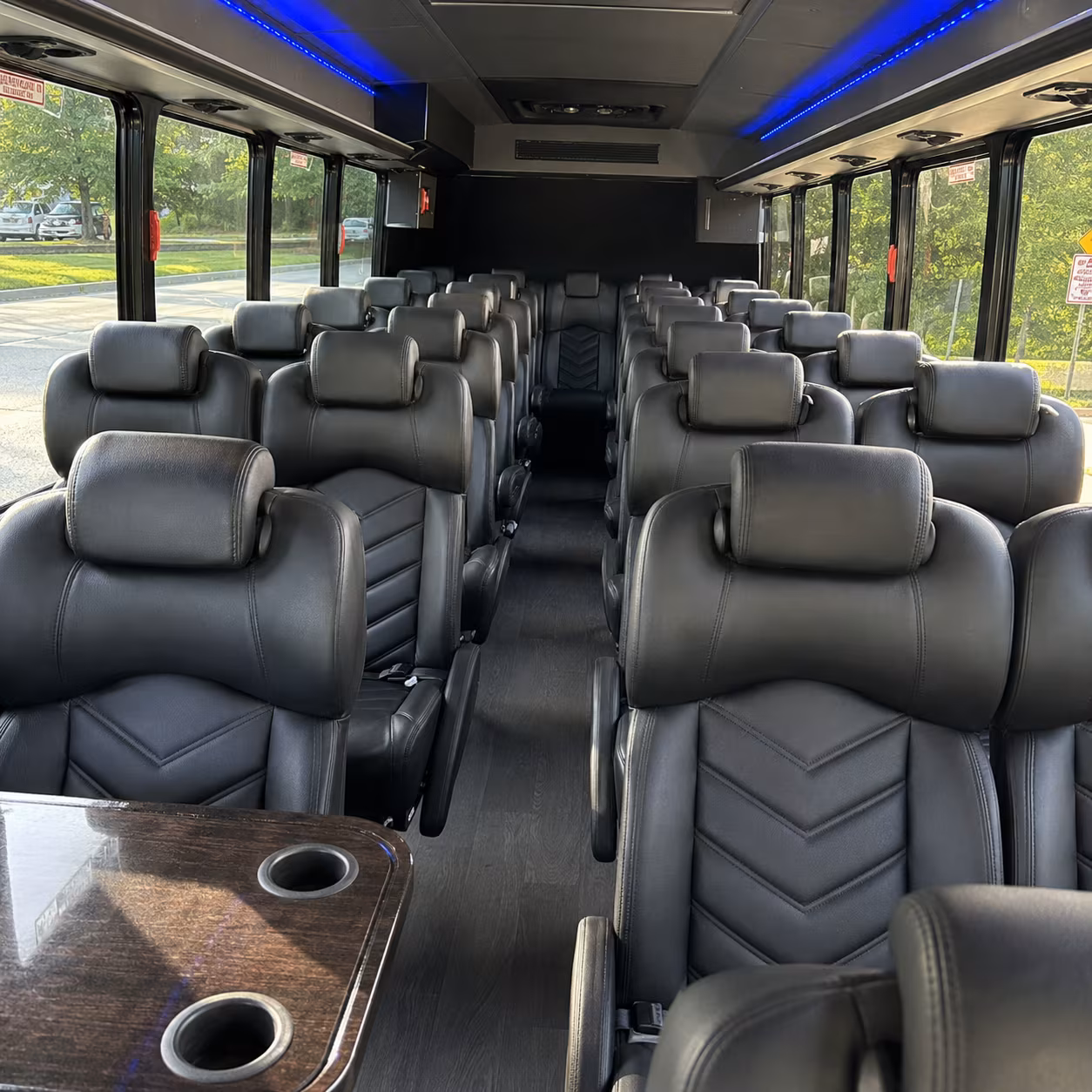 alhambra 30 passenger minibus inside
