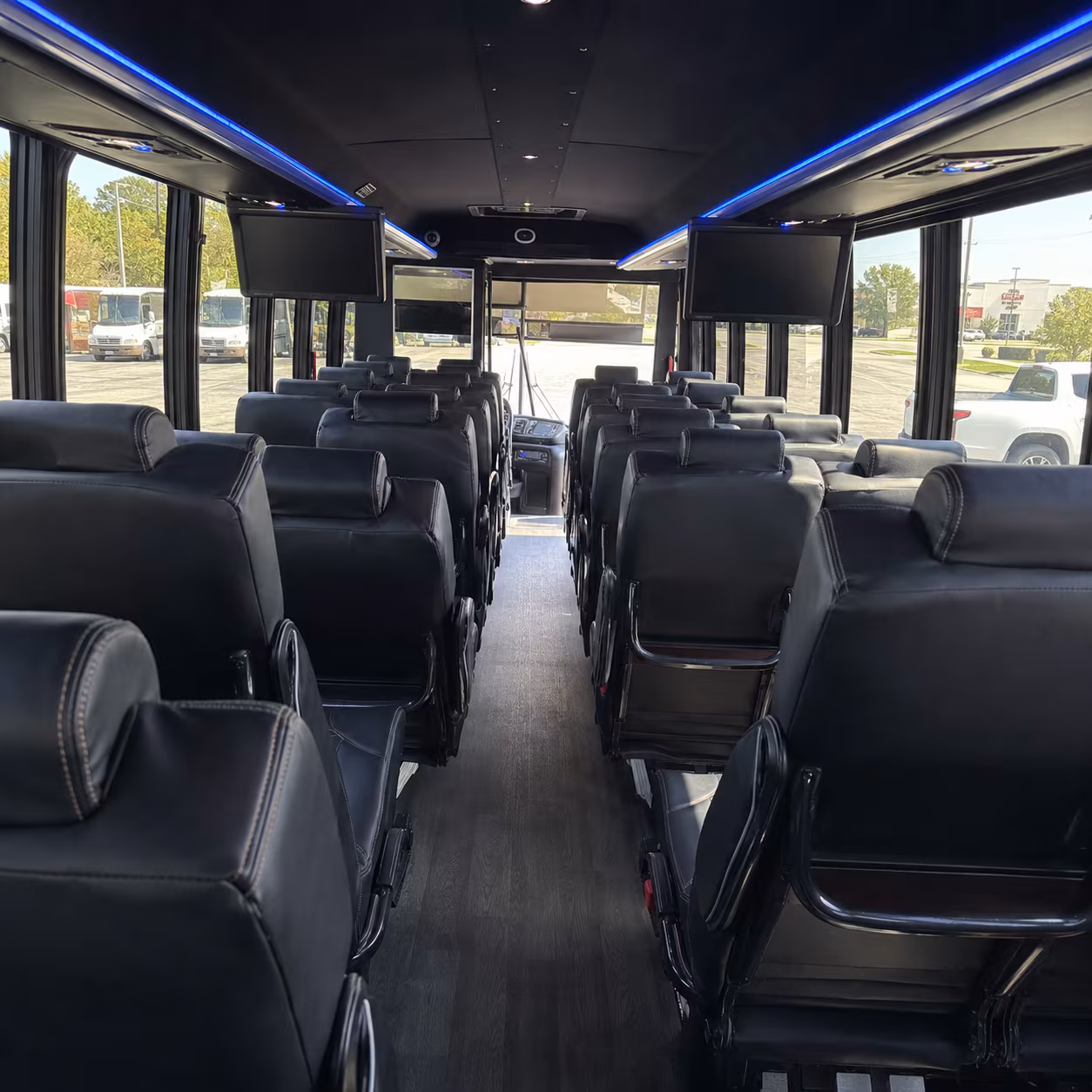 alhambra 30 passenger minibus interior