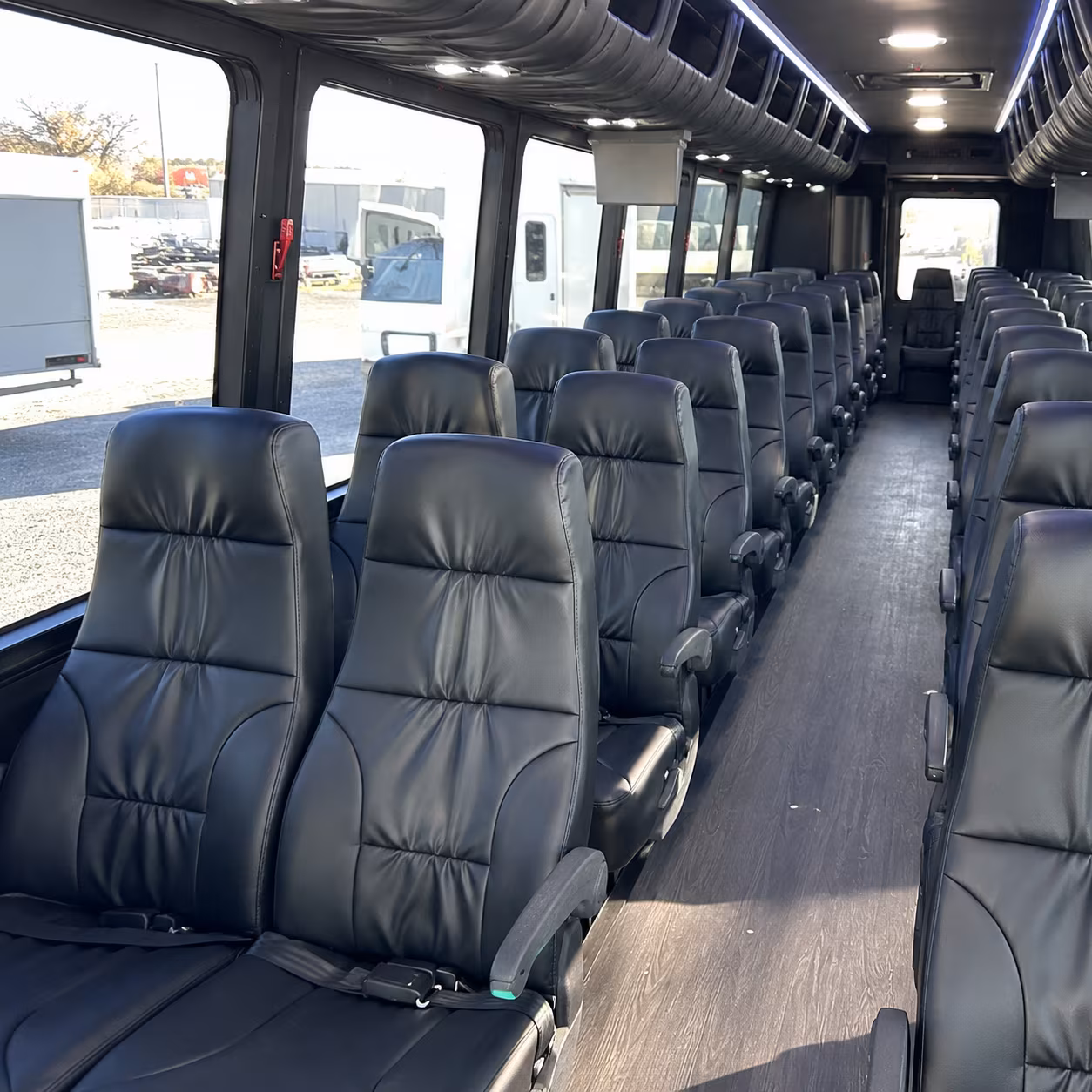 alhambra 35 passenger minibus inside