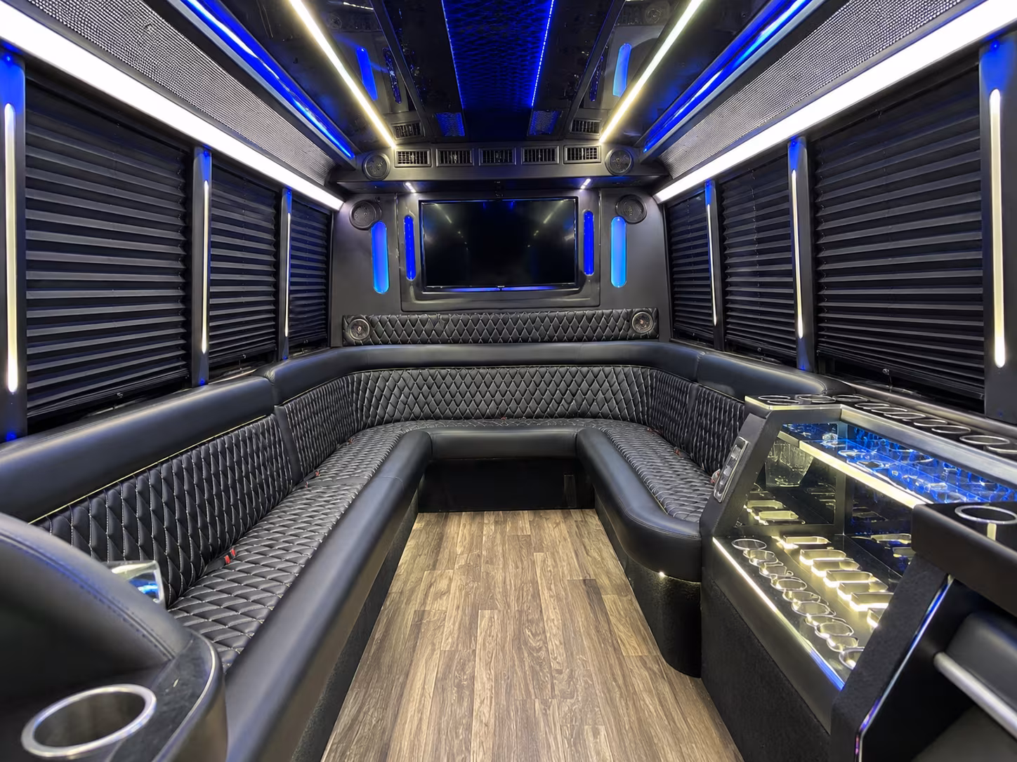 alhambra holiday party bus rental