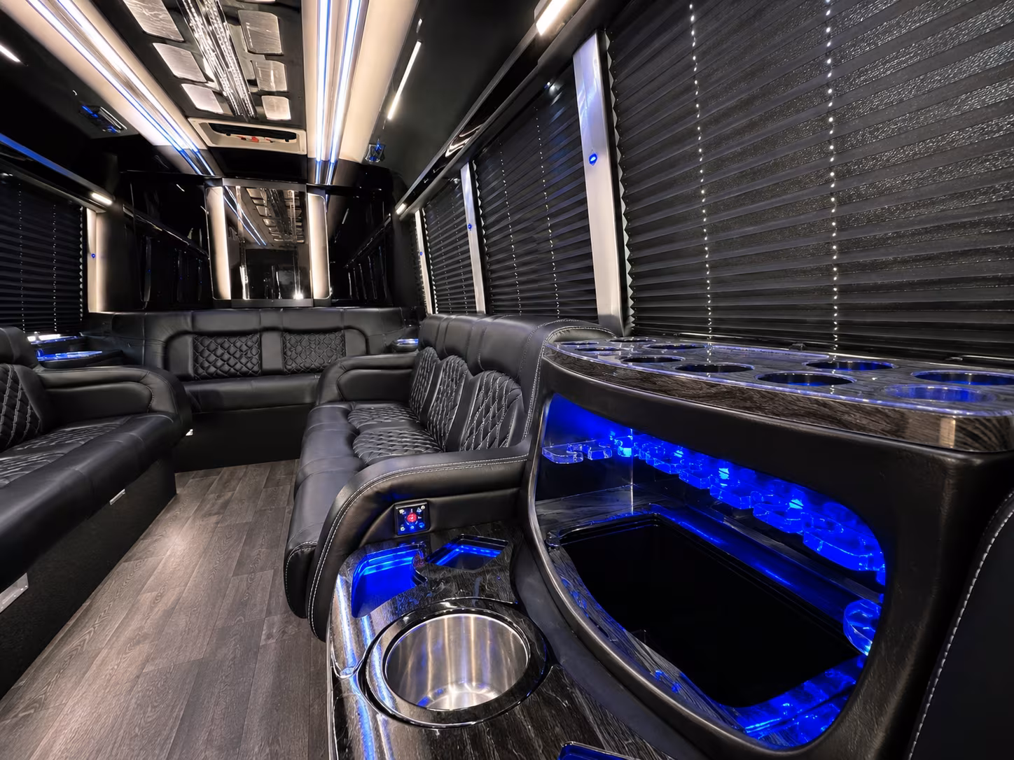 alhambra night out party bus rental