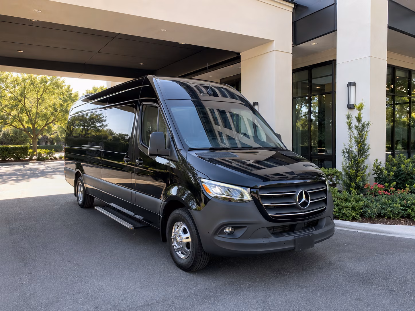 shuttle buses for wedding guests between alhambra hotels and ceremony venues