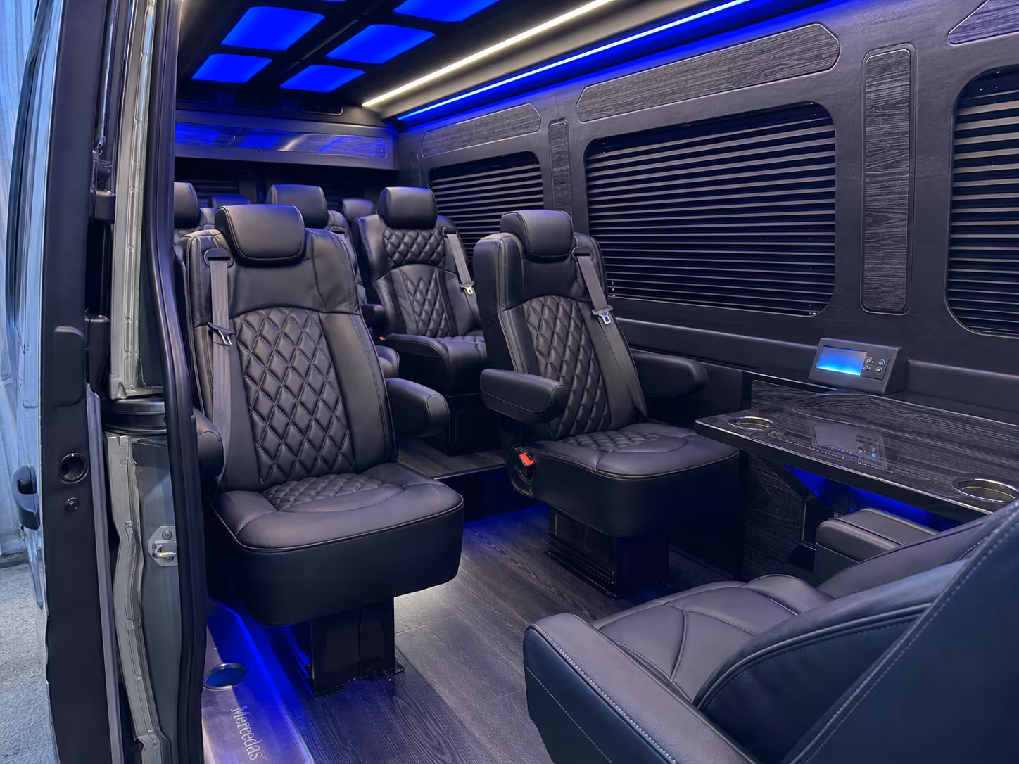 sprinter van transportation for groups and events across alhambra